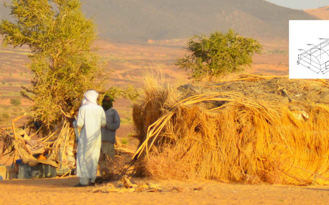 Nomad tents: when the wooden structure becomes metallic to decrease deforestation